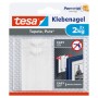 Tesa Klebenagel für Tapeten und Putz, 2x 2kg, in weißer Verpackung. Zeigt bohrfreie Anwendung und spurloses Entfernen.