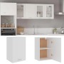 Weißer vidaXL Hängeschrank (39,5x31x60 cm) aus Holzwerkstoff für die Küche.