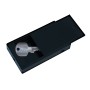 Schwarze Basi Magnet-Schlüsselbox SBO 210 mit Schlüssel, Tresor zur Schlüsselaufbewahrung.