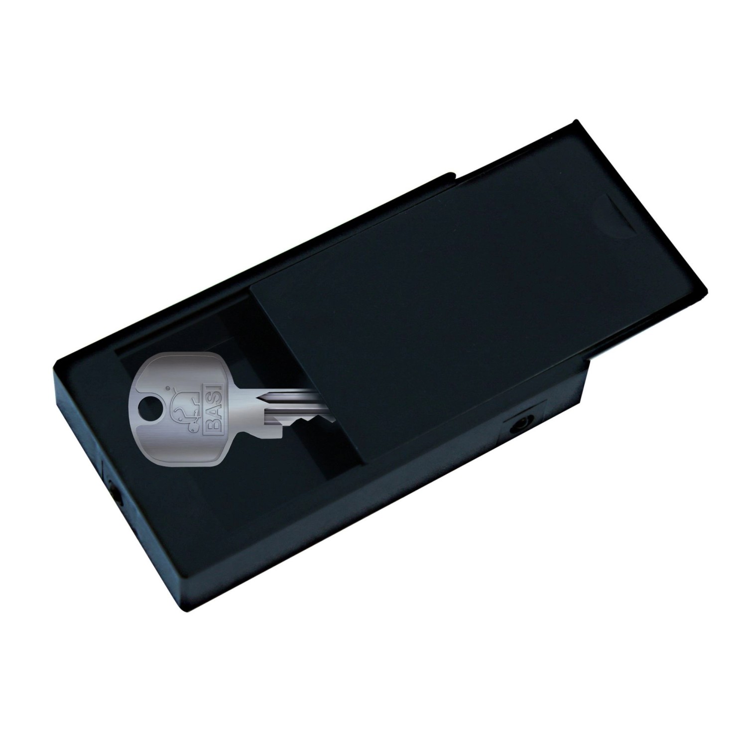 Basi - Magnetische Schlüsselbox - SBO 210 - Schwarz - Maße: 55x98x17 mm  - 2102-0002