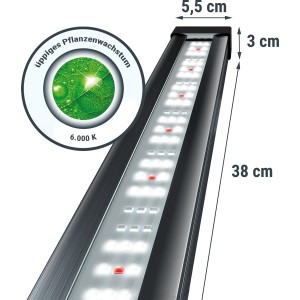 Tetra Tetronic ProLine 380 LED Aquarium Beleuchtung, 38 cm, für üppiges Pflanzenwachstum.