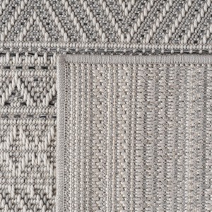 Detailansicht Ayyildiz Outdoor-Teppich Desert 1303 Grau, 120x170 cm, mit Muster.