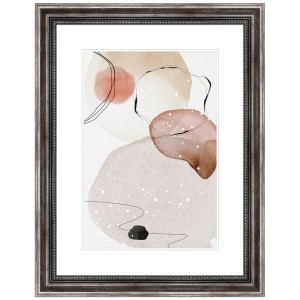 Bilderrahmen H450, 10x15 cm, Metall-Optik im Antik-Stil aus Massivholz.