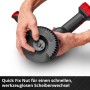 Einhell Akku-Winkelschleifer TP-AG 18/125: Werkzeugloser Scheibenwechsel mit Schnellspannmutter.