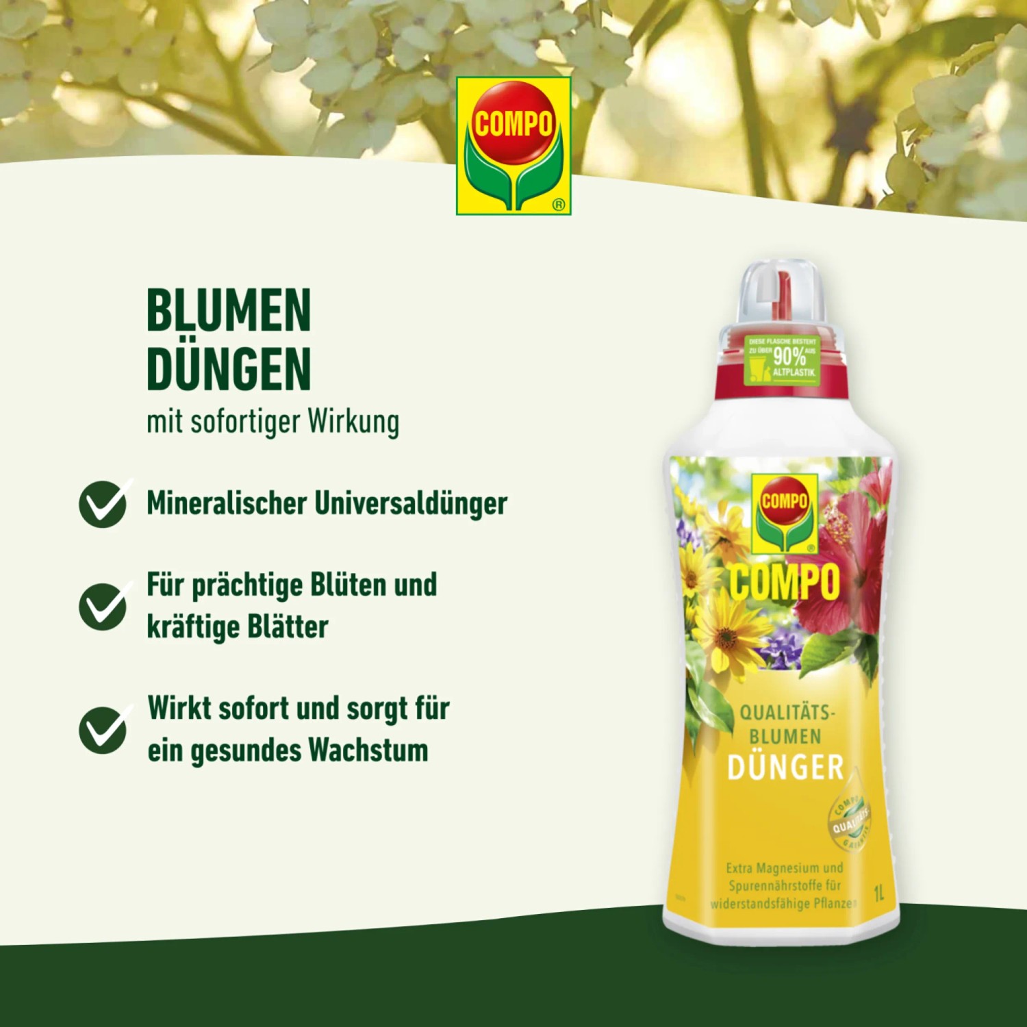 Compo Flssigdnger fr Blumen 1 l kaufen bei OBI