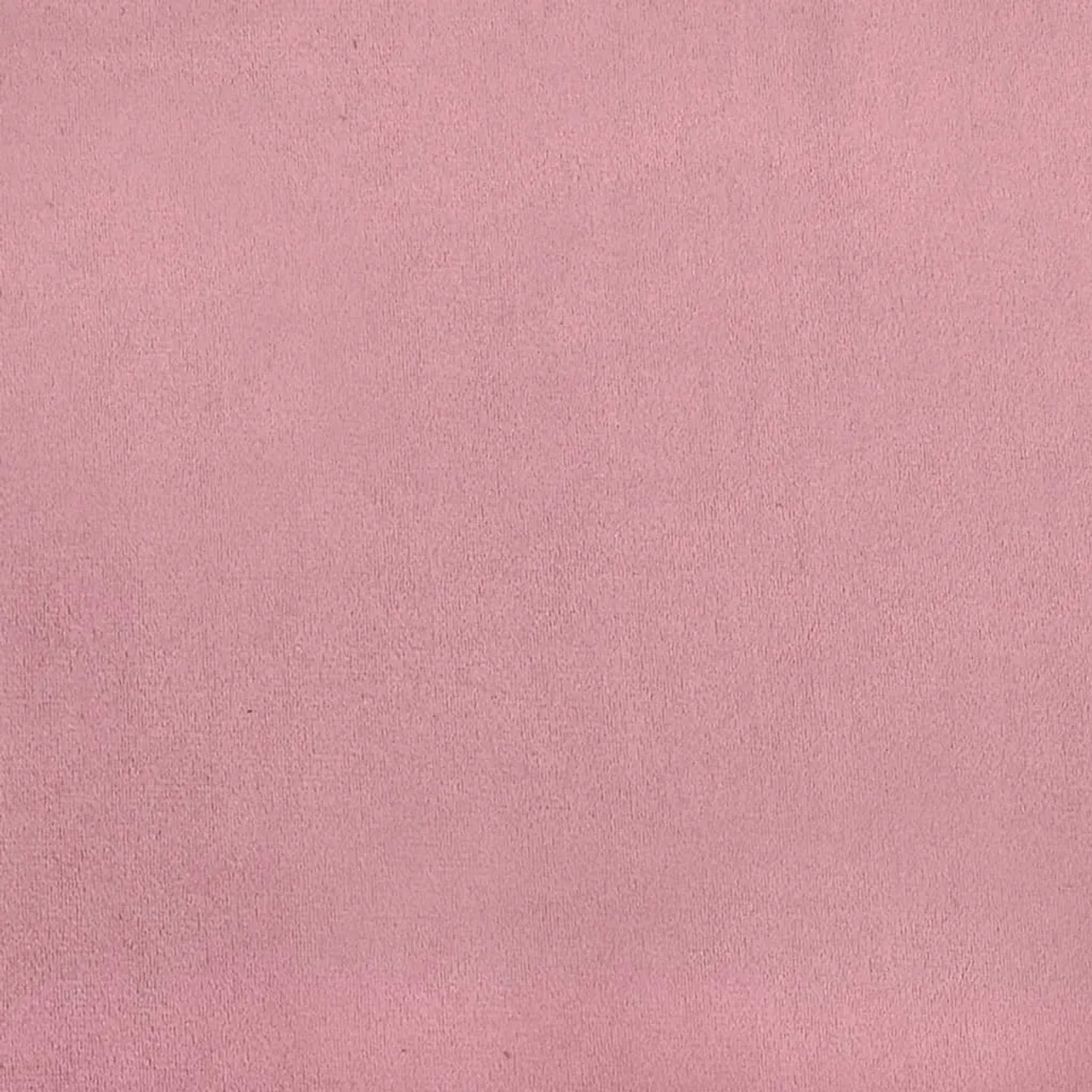 Nahaufnahme: Rosa Samtstoff des vidaXL Clubsessels mit Fußhocker.