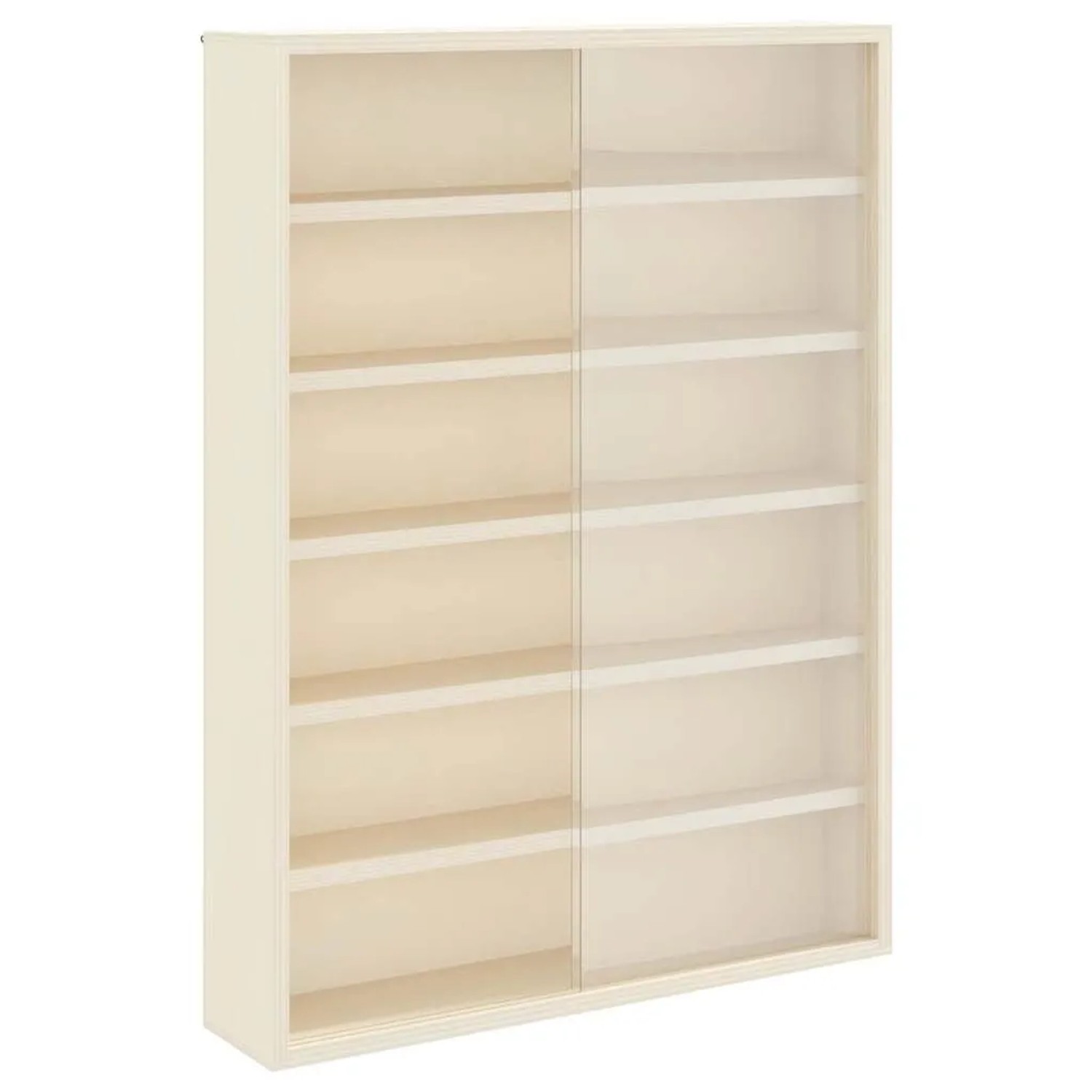 vidaXL Wanddisplay-Case mit Regal Beige 40 x 8,5 x 54 cm Sperrholz 42015624