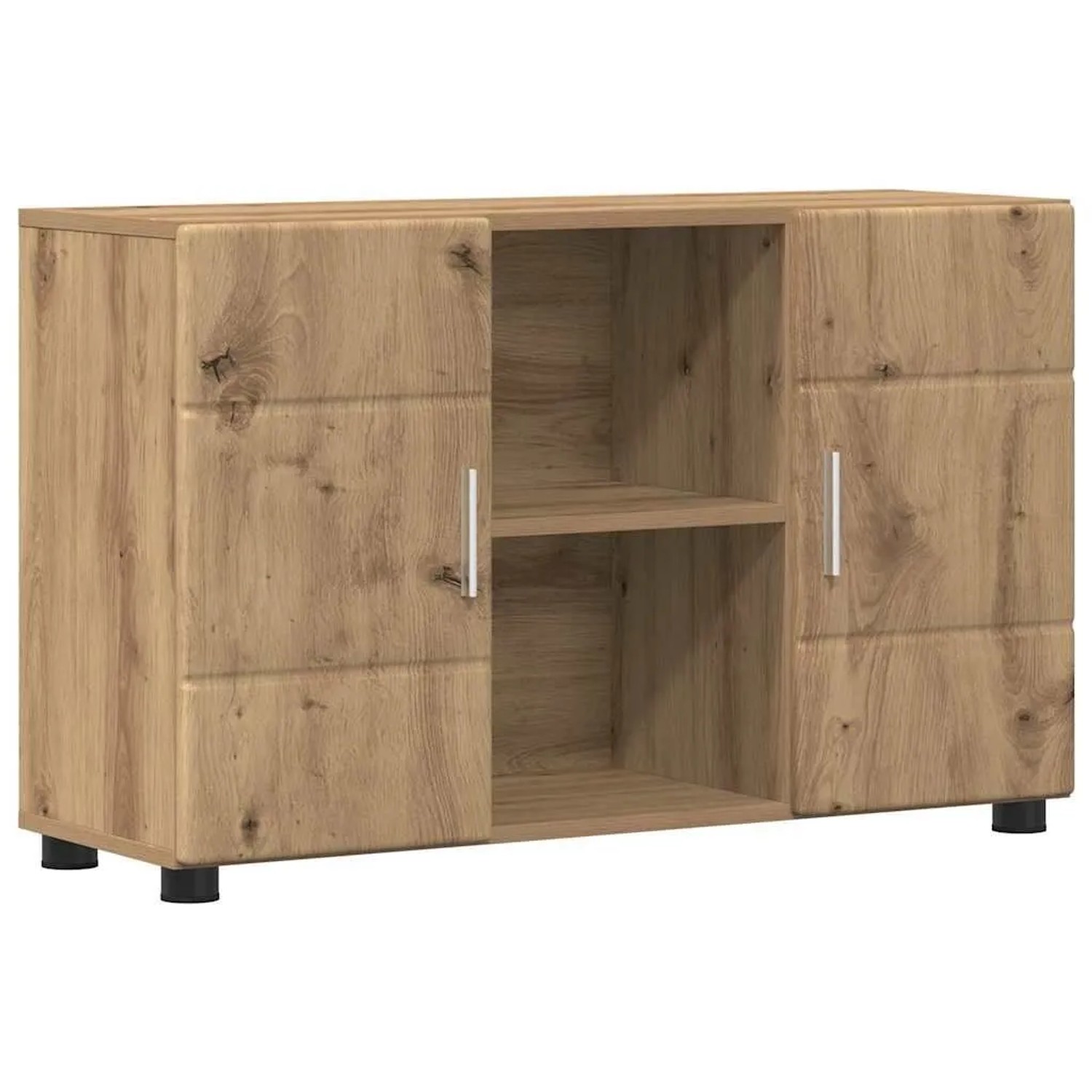 vidaXL Sideboard mit Regal FLORIN Artisan-Eiche 88,5 x 30,5 x 55,5 cm 880300