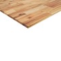 Rechteckige Waschtischplatte aus Akazie, geölt, 140x60 cm. Holzplatte für Badmöbel.