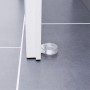 Transparenter Wagner Bodentürstopper Clear aus Kunststoff, selbstklebend, Ø 50 mm.