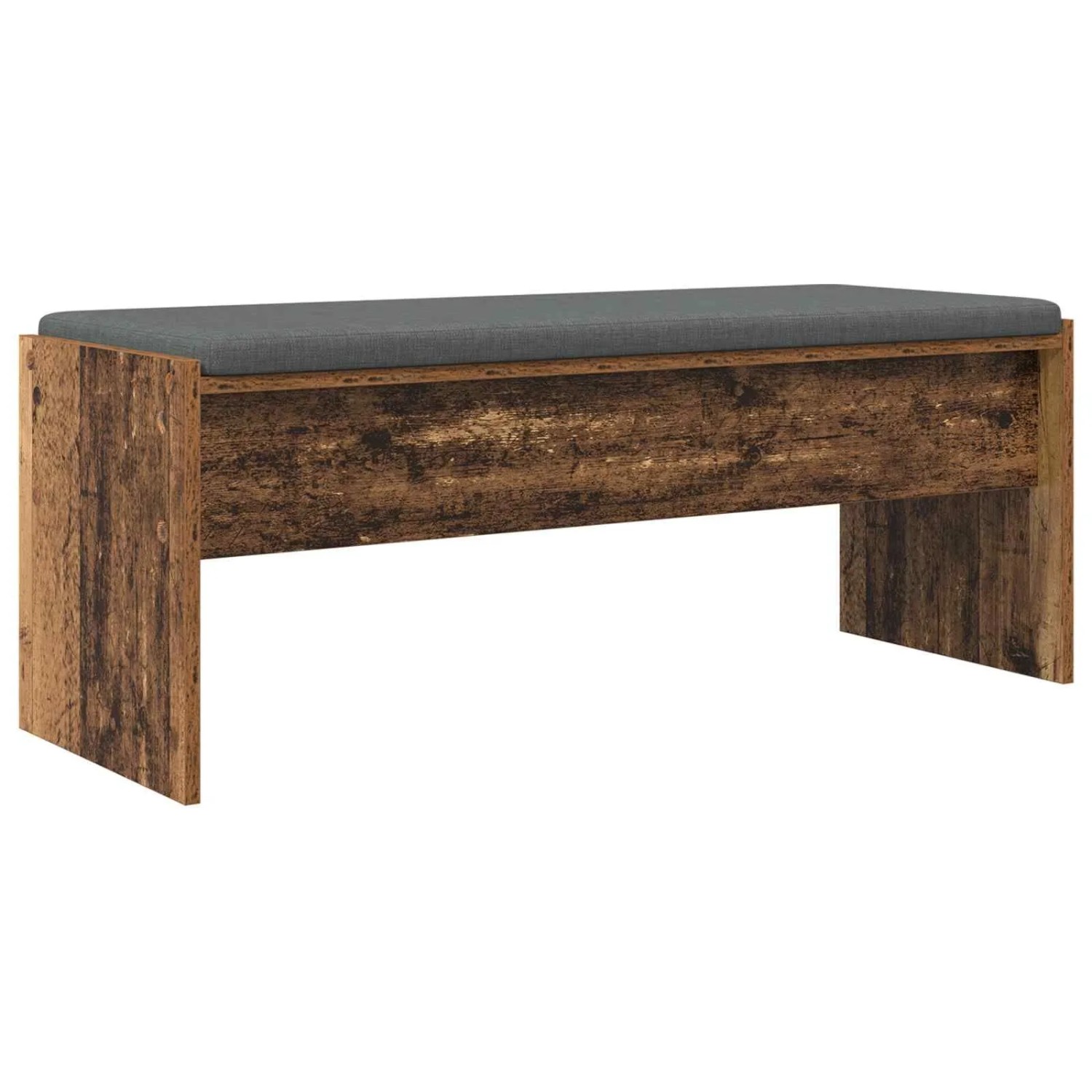 vidaXL Flurbank mit Kissen Altholz 103 x 38 x 40 cm 891566