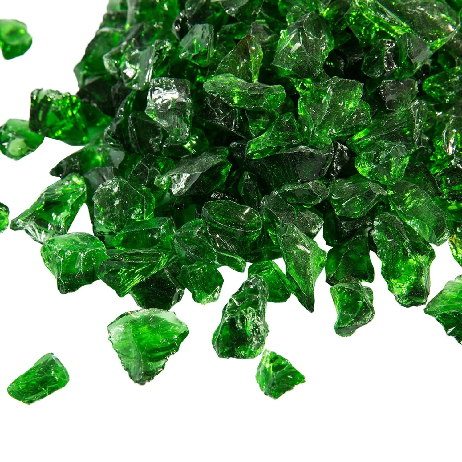 Teamson Home Reflektierendes Feuer Glas für Feuerschalen Grün 4 Kg günstig online kaufen