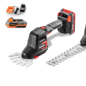 FUXTEC Akku Handheckenschere 20V FX-E1HHS20SET 2Ah-Akku 20cm Schnittlänge 20V 80 Min Laufzeit