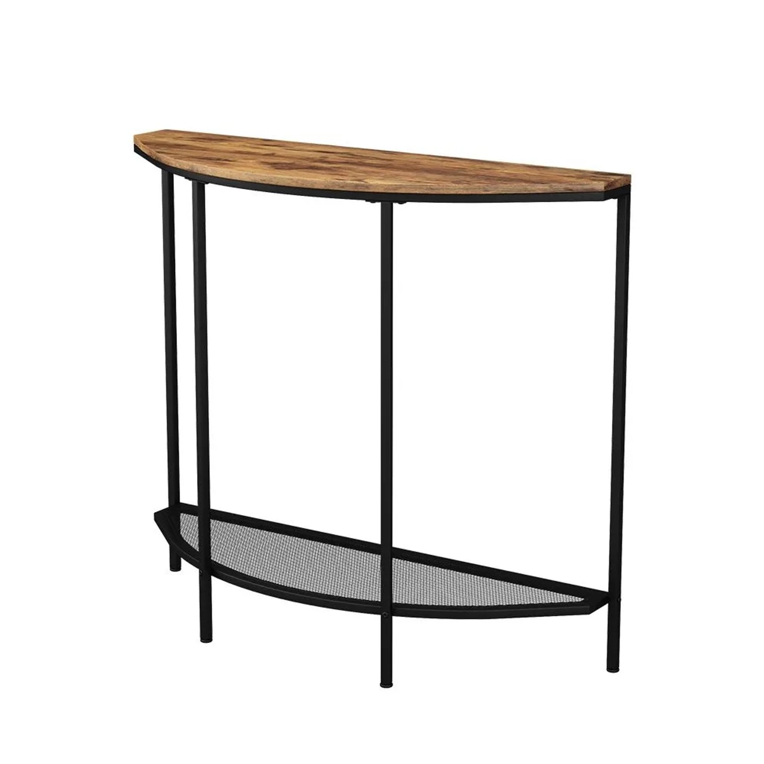 Vicco Konsolentisch Fyrk Eiche Rustikal 92 x 82 mit Offener Ablage Art Nr 49995