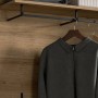 Inn.Furn Garderobenpaneel Shawn in Evoke Eiche, 90 cm breit, mit Ablage, Stange und Haken.