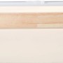 Quadratische LED-Deckenleuchte Tumeo, 40x40 cm, Holz/Weiß, für Innenräume.