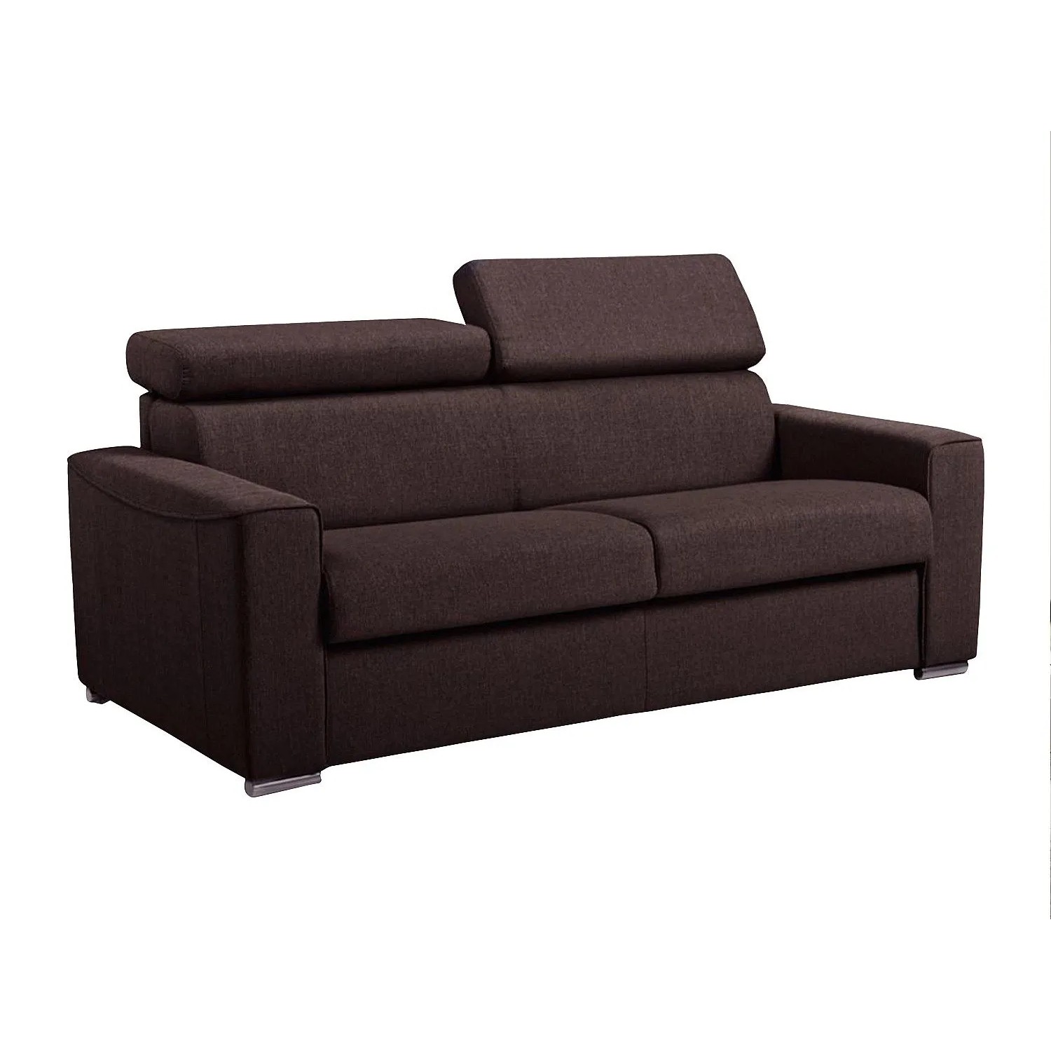 Vente-unique Schlafsofa Vizir Schokoladenbraun 176 cm
