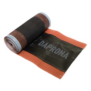 Daprona Firstrolle Alu Super Vent, 5m x 390mm, rot, zur Abdichtung des Dachfirsts.