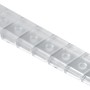 Hettich Unterlegkeile, 4 transparente Kunststoffkeile zum Abknipsen, 20x100mm, für Möbel.