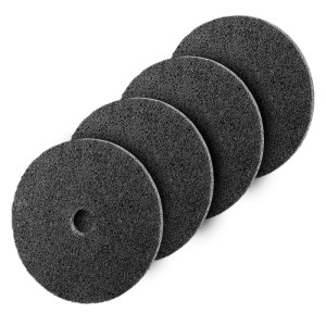 STAHLWERK Schleifscheiben Vlies Nylon, 4er Set für präzises Schliffbild. Zubehör für Schleifer.