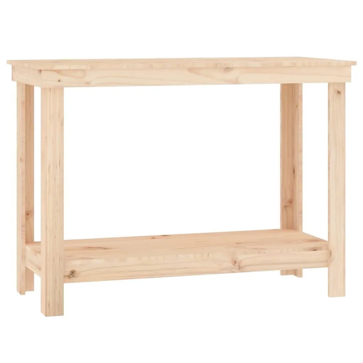 vidaXL Werkbank 110x50x80 cm Massivholz Kiefer 822501