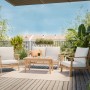 Loungegruppe Woodsboro 4-teilig FSC® Akazienholz Weiß-Geölt Beige_15