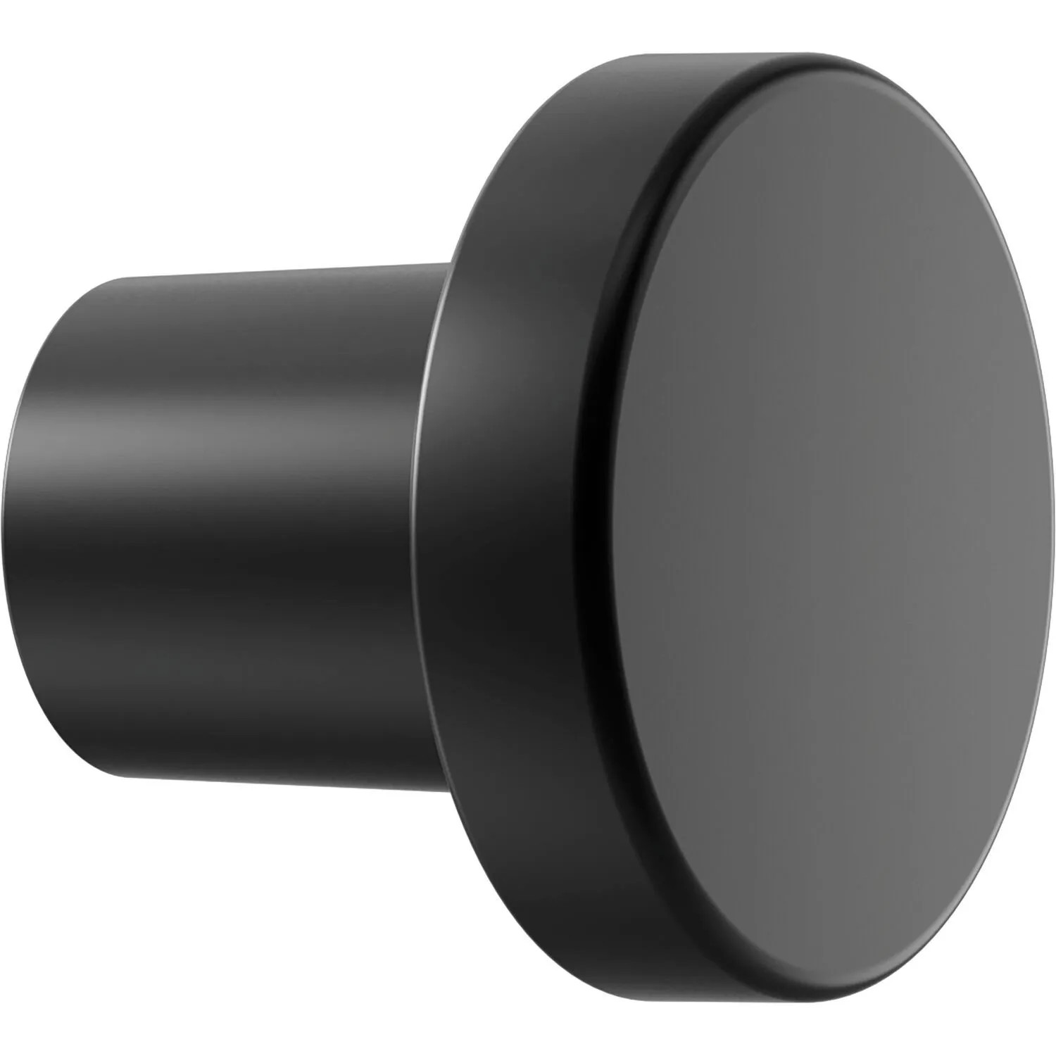 Furnipart Möbelknopf Dot ø 30 mm Tiefe 26 mm Zinkdruckguss Schwarz-Matt