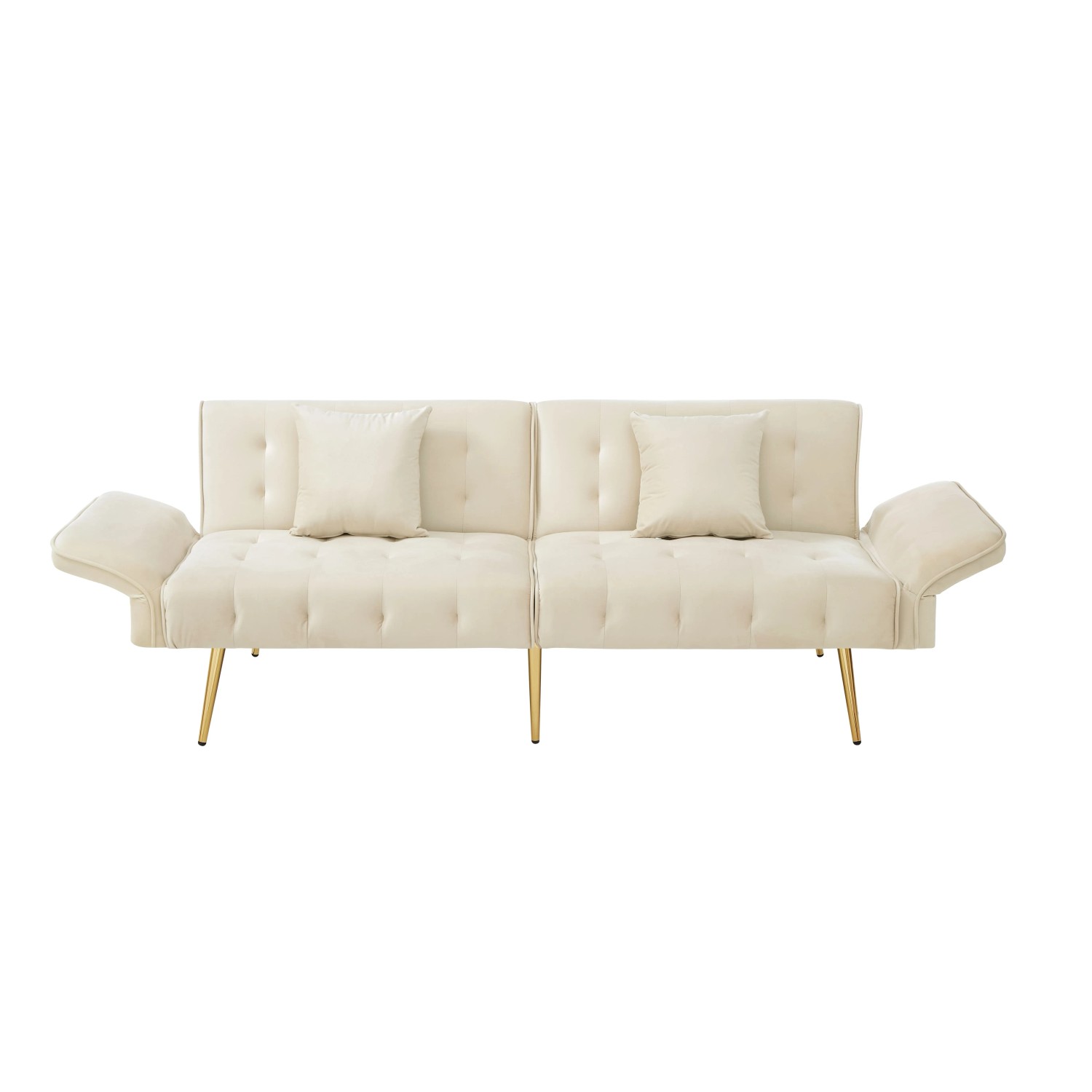 Merax Schlafsofa 2 Sitzer Multifunktion Wohnzimmer Sofa