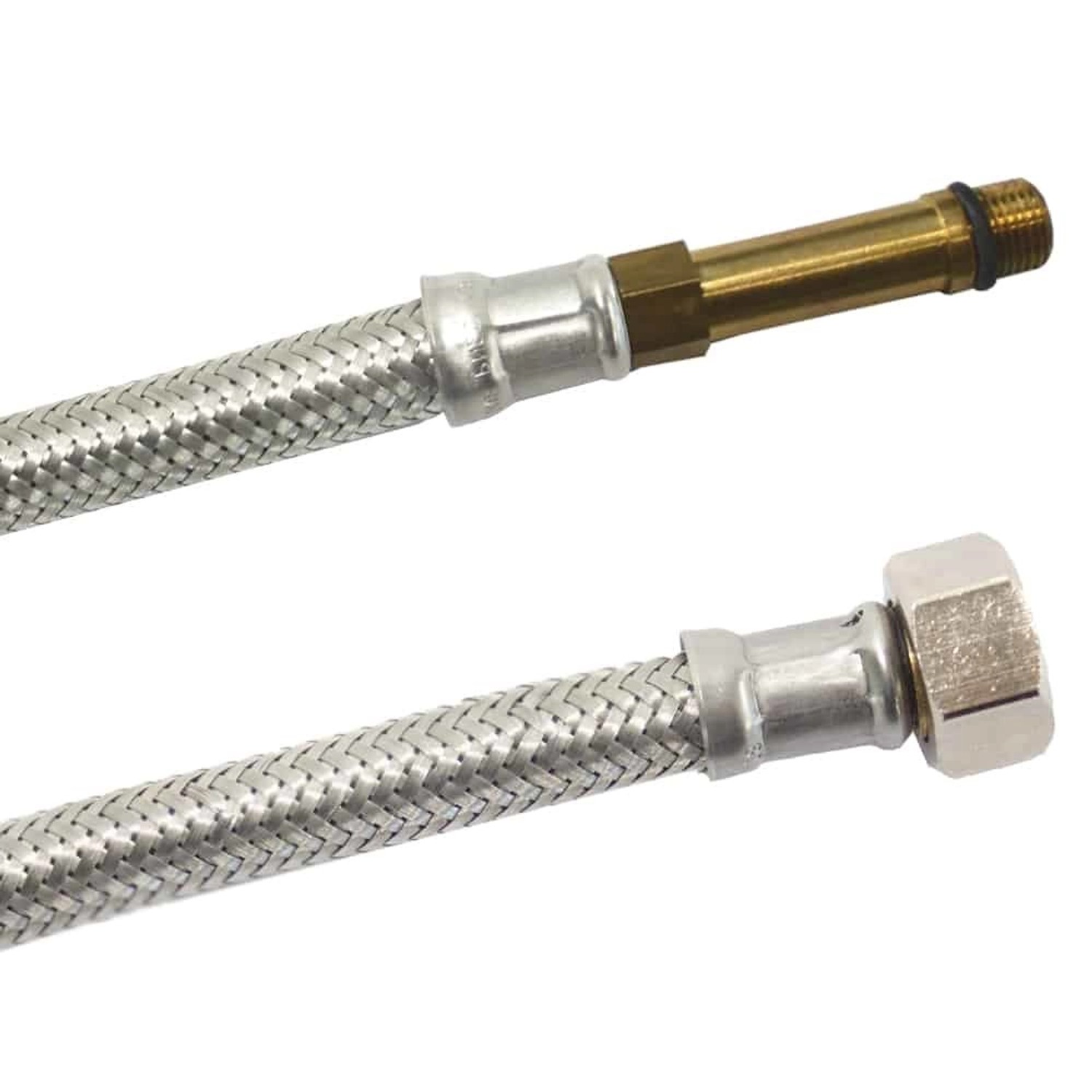 Klasebo Panzerschlauch  Edelstahl  DN8  800mm  M10 X 3/8  Flexibel  FüR Trinkwasser