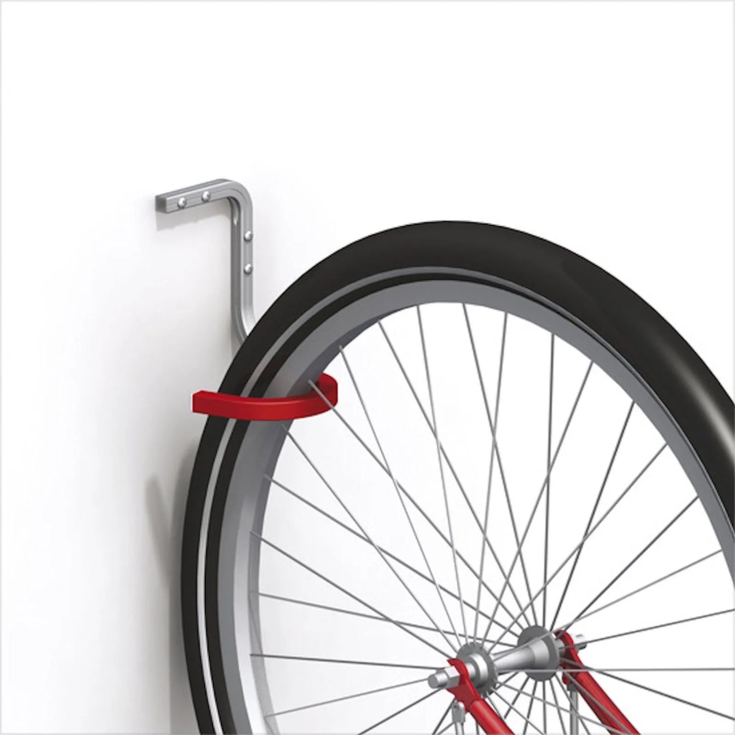 SOTECH OrgaTech Fahrradhaken 150 x 150 mm mit Wandmontage und Deckenmontage Gerätehalter_2