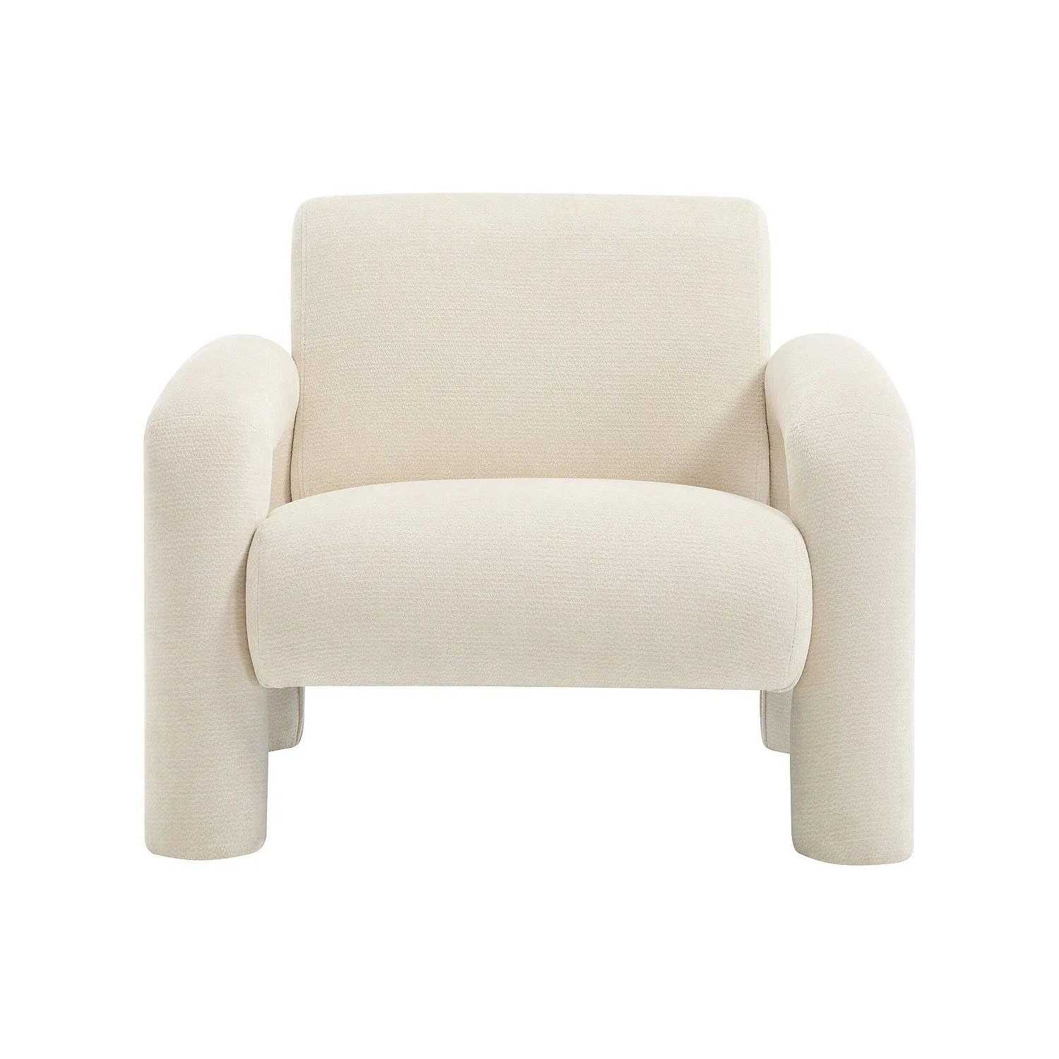 Vente-unique Sessel Mit Gerader Rückenlehne Olivra Beige 86.5 cm