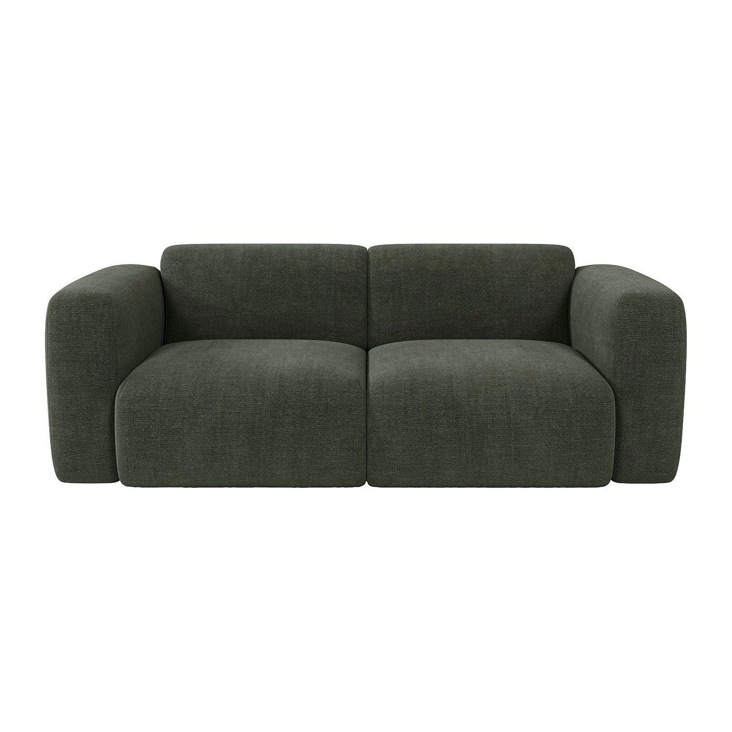 Vente-unique Sofa Ohne Schlafmöglichkeit Pogni Grün 205 cm