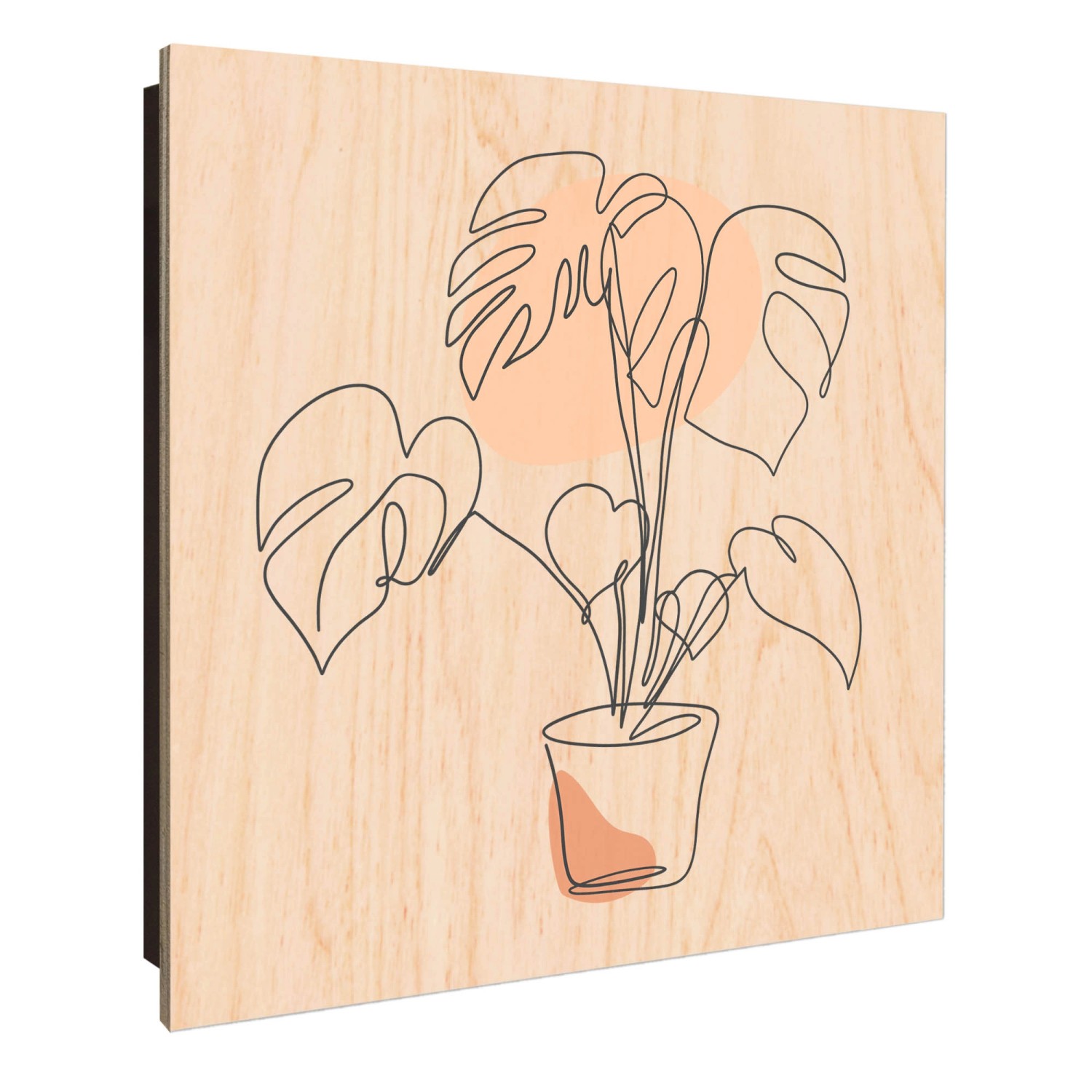Banjado Schlüsselkasten Holz 30x30cm Schwarz Scharnier Rechts 50 Haken Desi günstig online kaufen