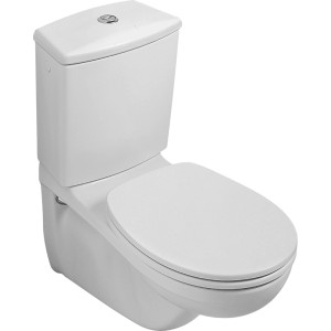 Villeroy & Boch Wand-WC O.novo, Tiefspüler in Alpinweiß mit CeramicPlus Beschichtung.