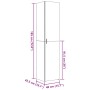 vidaXL Highboard Betongrau 40x42,5x185 cm Holzwerkstoff 3281402_10