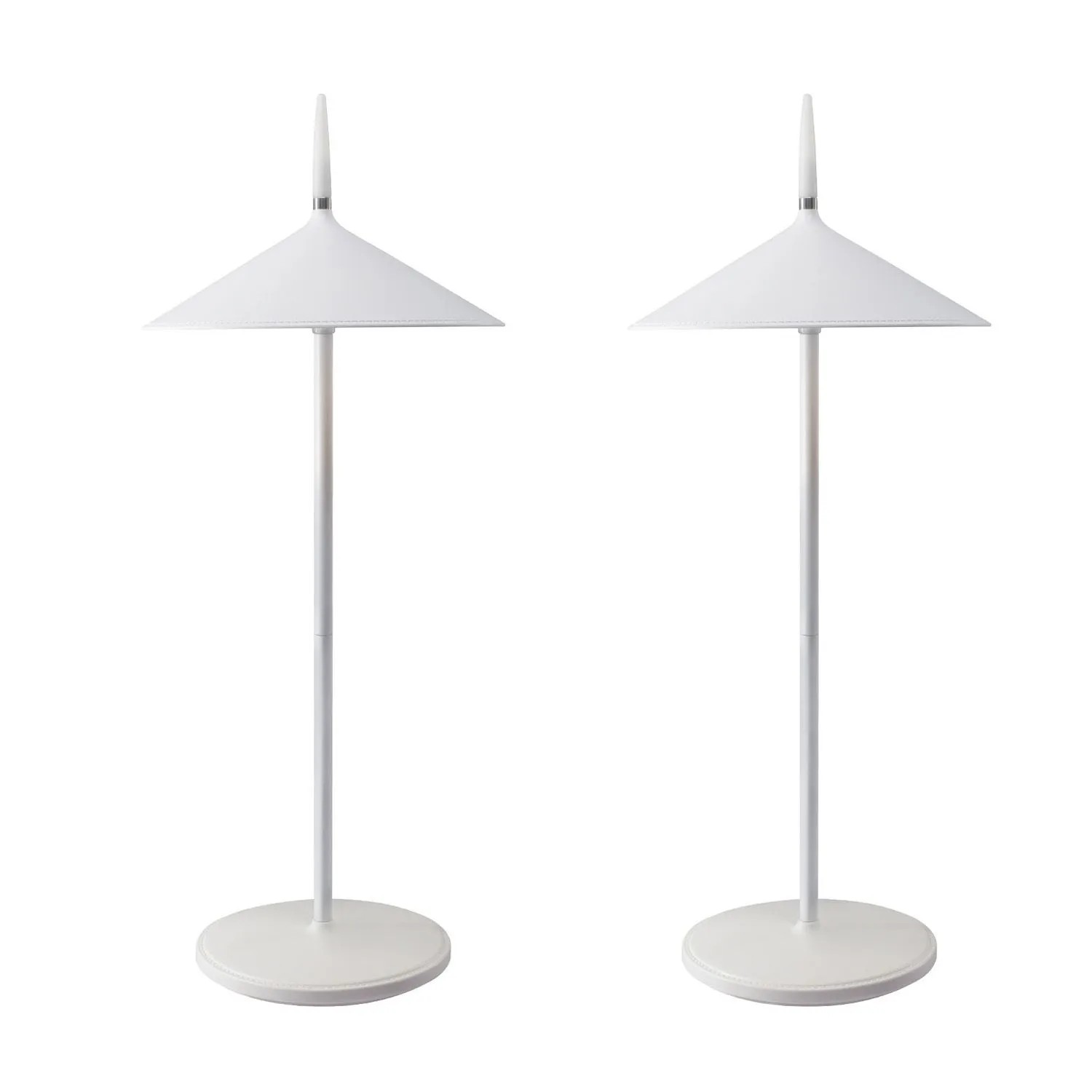 NETTLIFE LED Tischlampe aus Kunststoff L38cm Weiß Modell T10222CT40XB