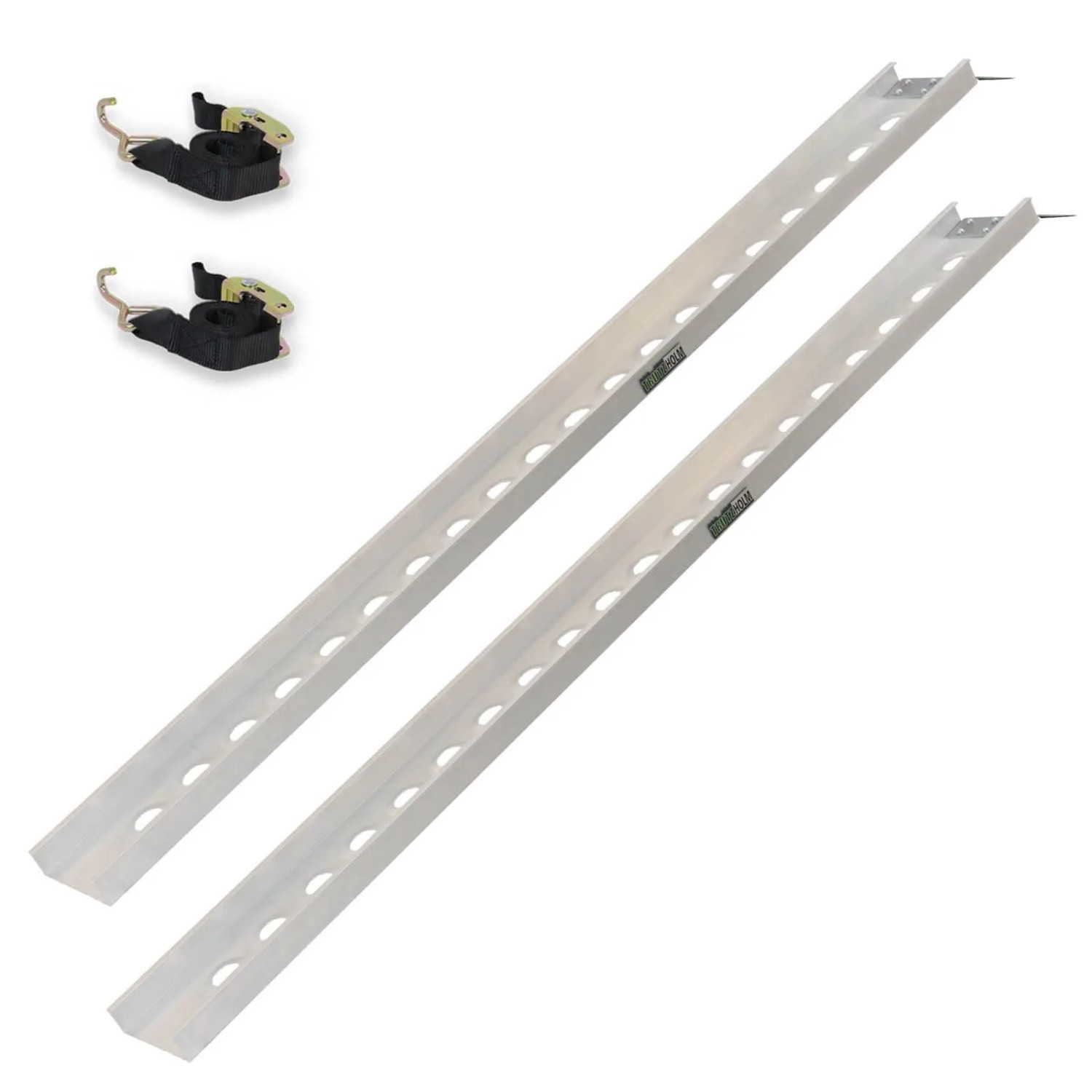 TRUTZHOLM 2x Alu Auffahrschienen 194cm Traglast 200kg Starr