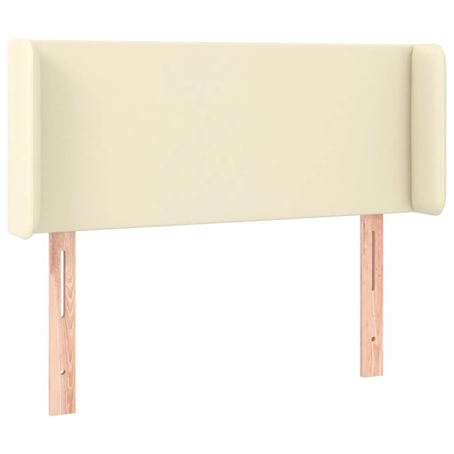 vidaXL Kopfteil mit Ohren Creme 83x16x78/88 cm Kunstleder 3118562