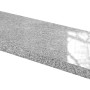 Graue Wigasil Fensterbank aus Naturstein, 275 cm lang, mit polierter Oberfläche und Wasserrille.