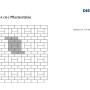 Verlegemuster für anthrazitfarbene Beton Drain Pflastersteine, 21x14x8 cm.