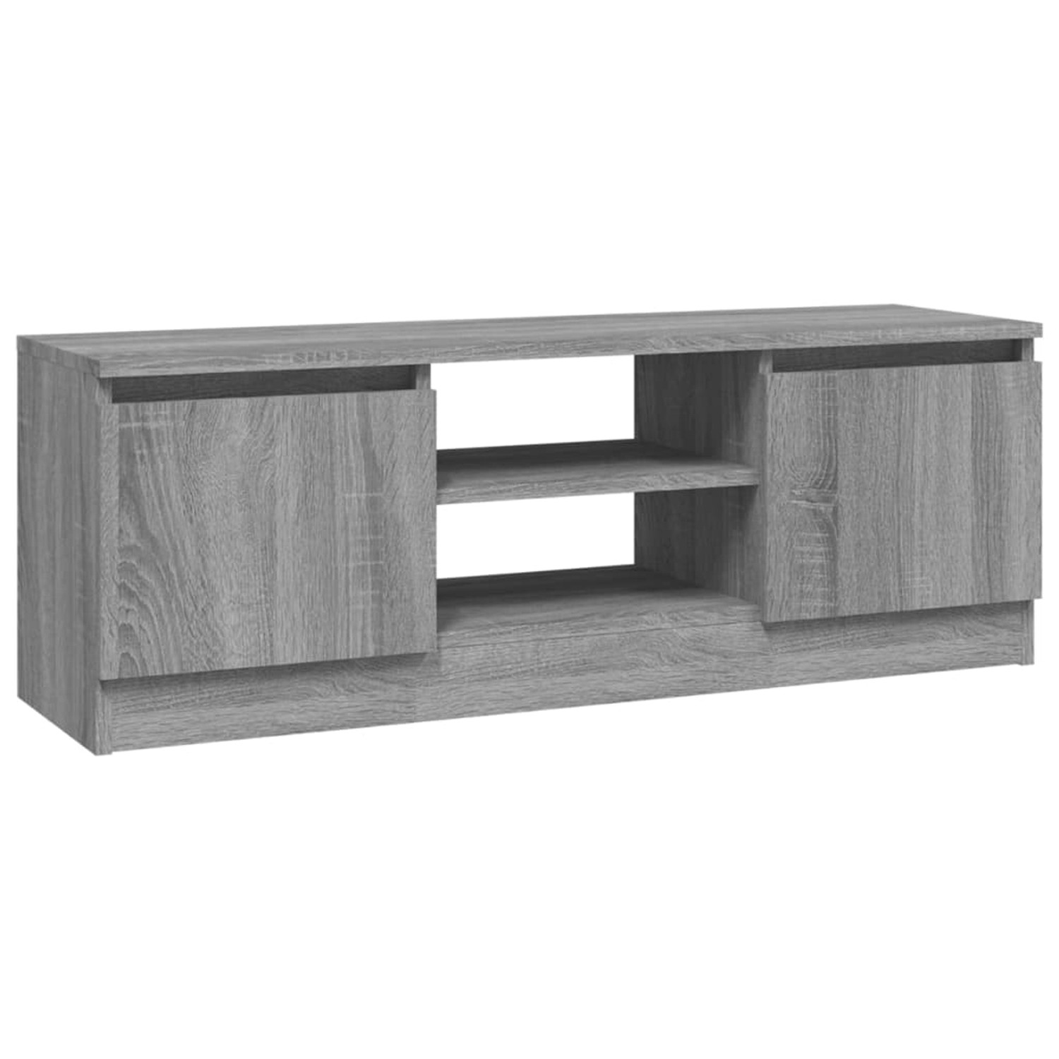 vidaXL TV-Schrank mit Tür Grau Sonoma 102x30x36 cm 823356