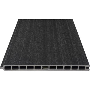 Elephant 3er-Pack Zaunbretter Cora Line, anthrazit, WPC-Sichtschutz mit Nut und Feder.