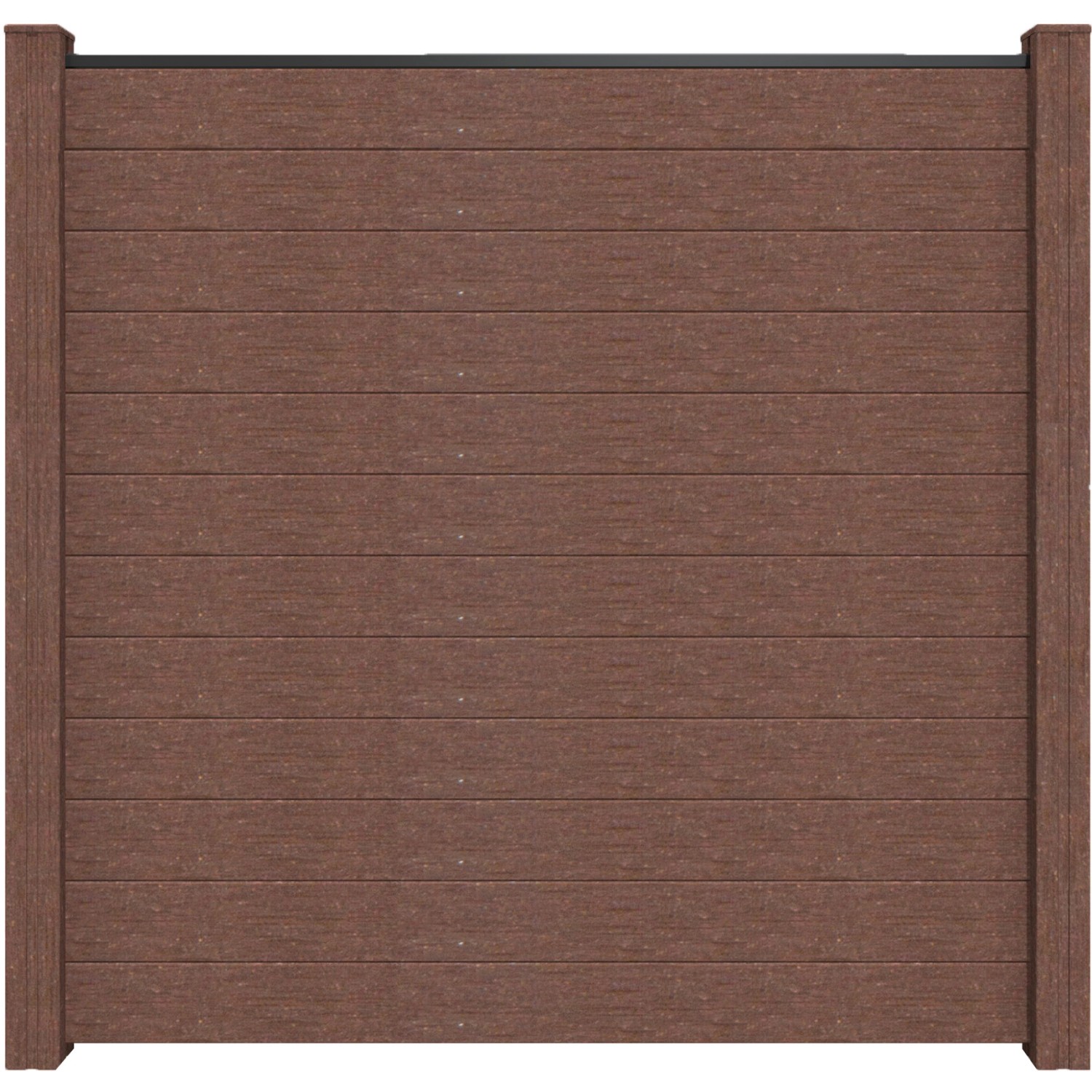 GroJa Steckzaun Solid Quadratisch 180 cm x 180 cm x 1,9 cm Terra günstig online kaufen