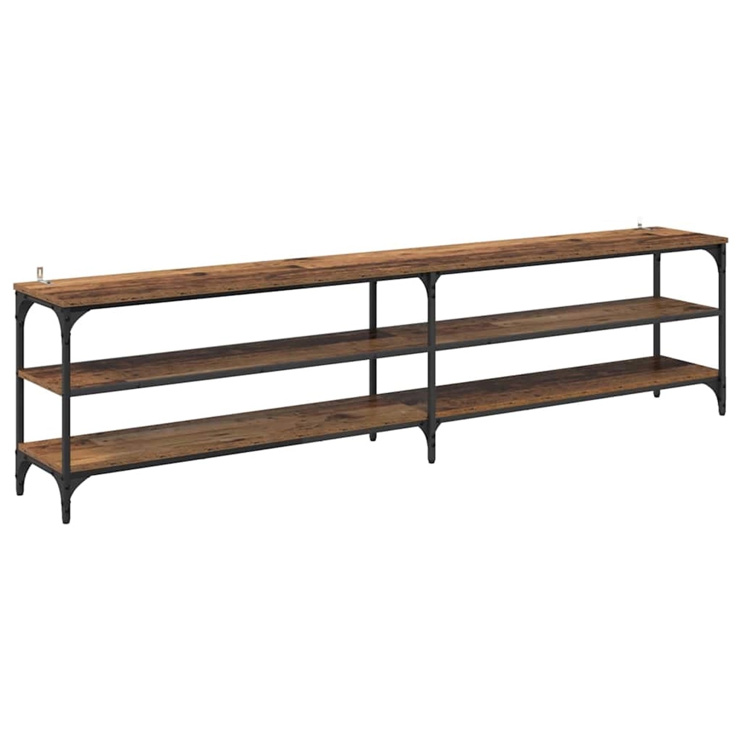 vidaXL TV-Schrank Altholz 200 x 30 x 50 cm Verbundholz und Eisen 881291 günstig online kaufen