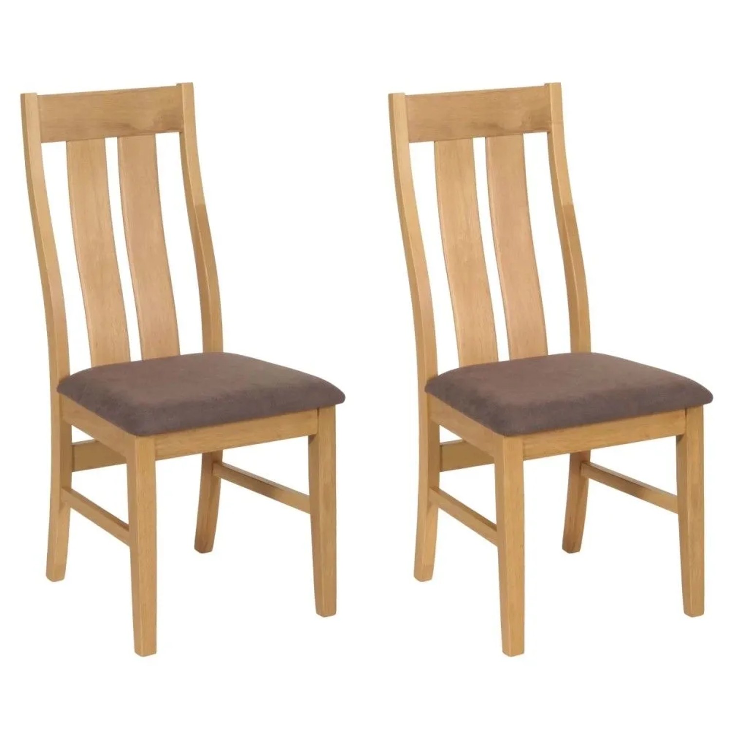 MCW Esszimmerstuhl M58 2er-Set Helles Gestell Taupe