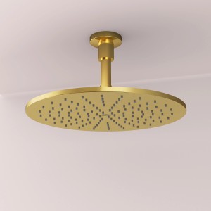 Ideal Standard Kopfbrauseanschluss Idealrain Atelier, 150 mm, Brushed Gold.