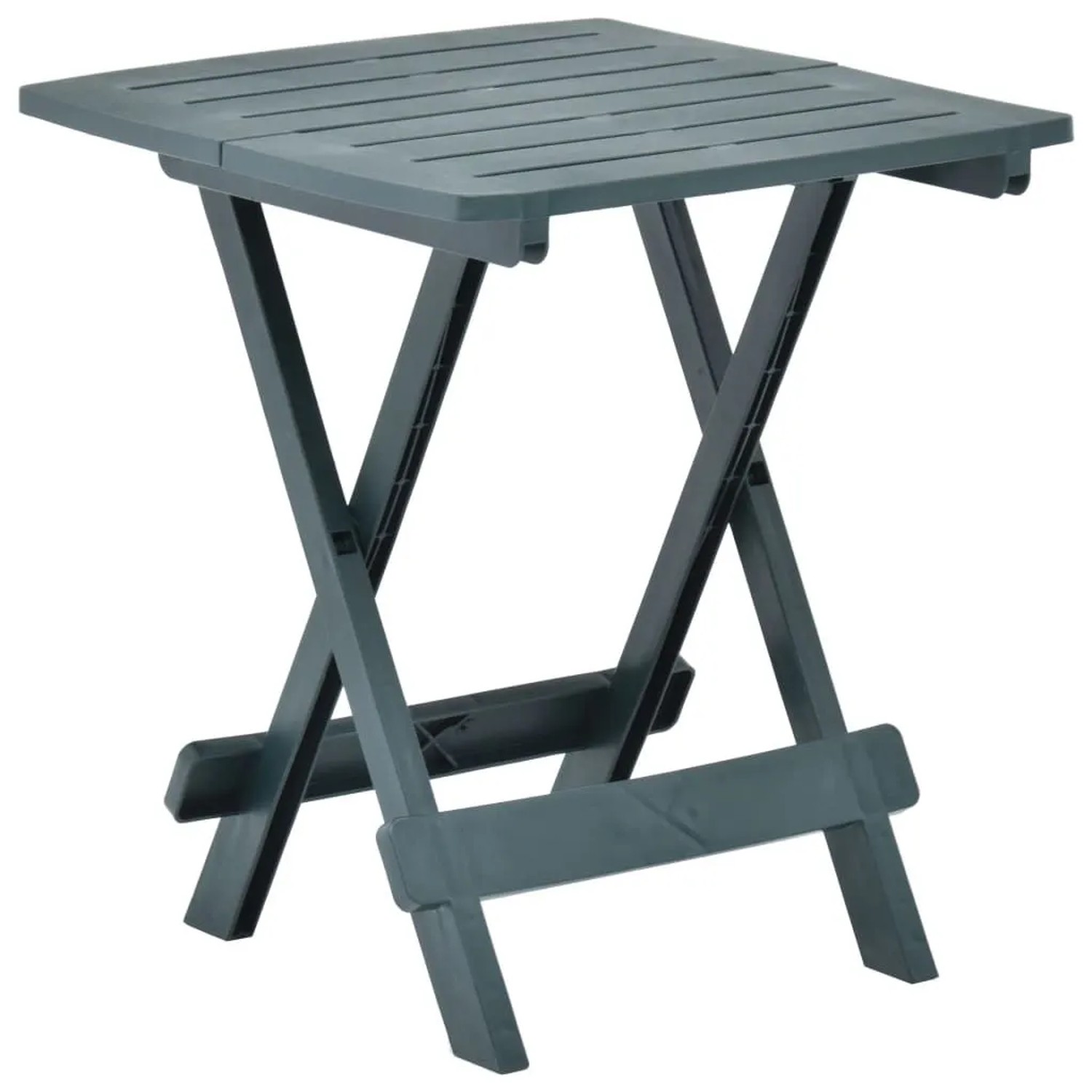 Furnicato Gartentisch Klappbar Grün 45x43x50 Cm Kunststoff