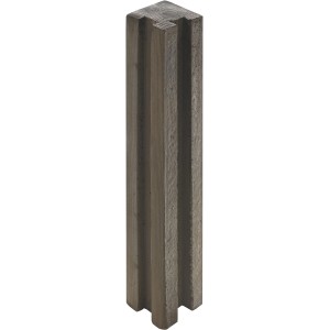 Beet-Eckpfosten in Holzoptik, 100cm, für Einfassungen und Mauersysteme.