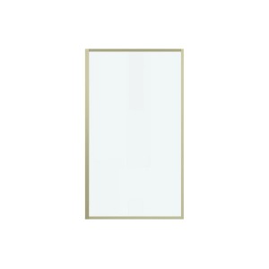 Vente-unique Duschabtrennung Bradenton Goldfarben 80 cm