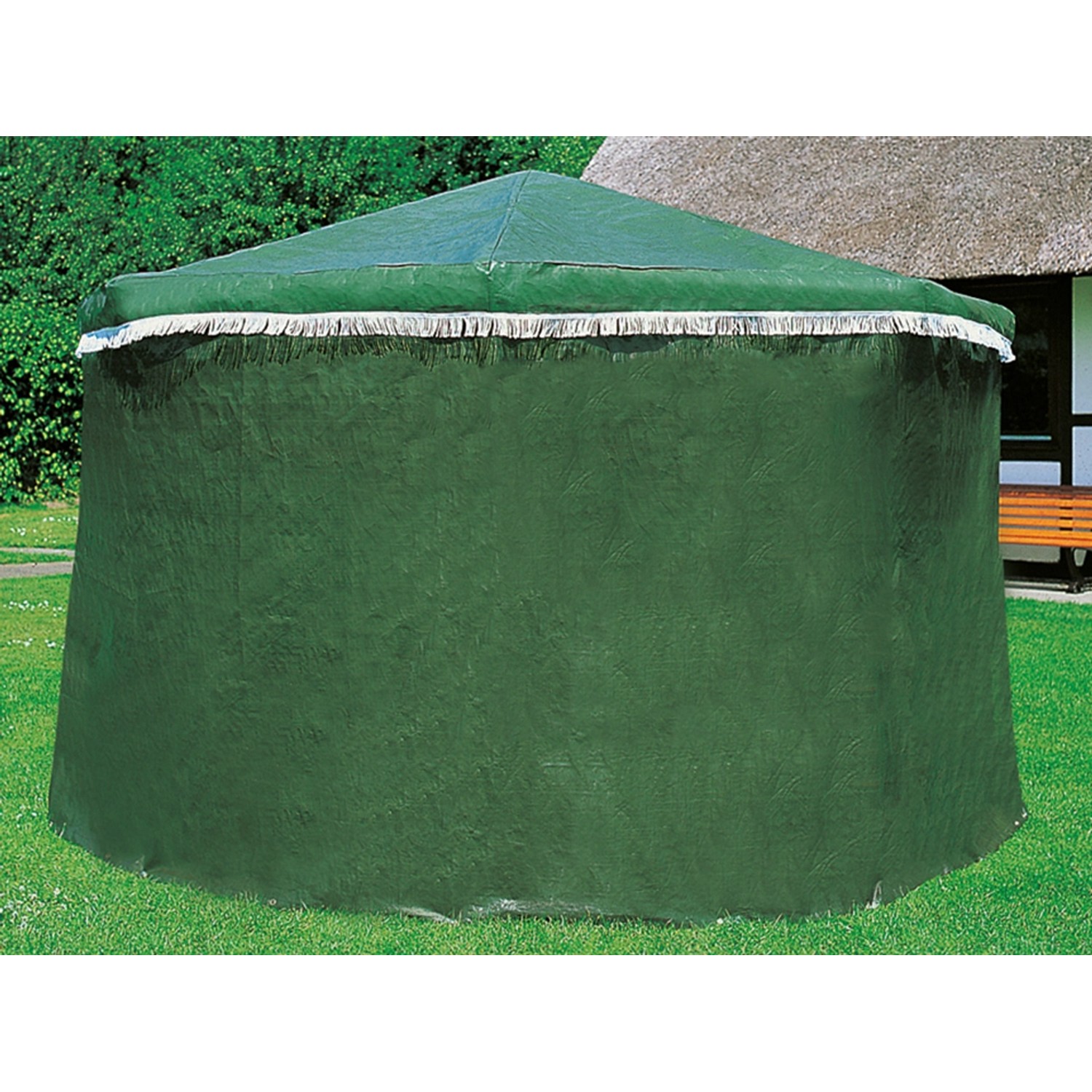 Thumbnail - Wetterschutzumhang für Pavillon Rosenheim Grün